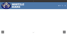 Tablet Screenshot of hostilehare.com